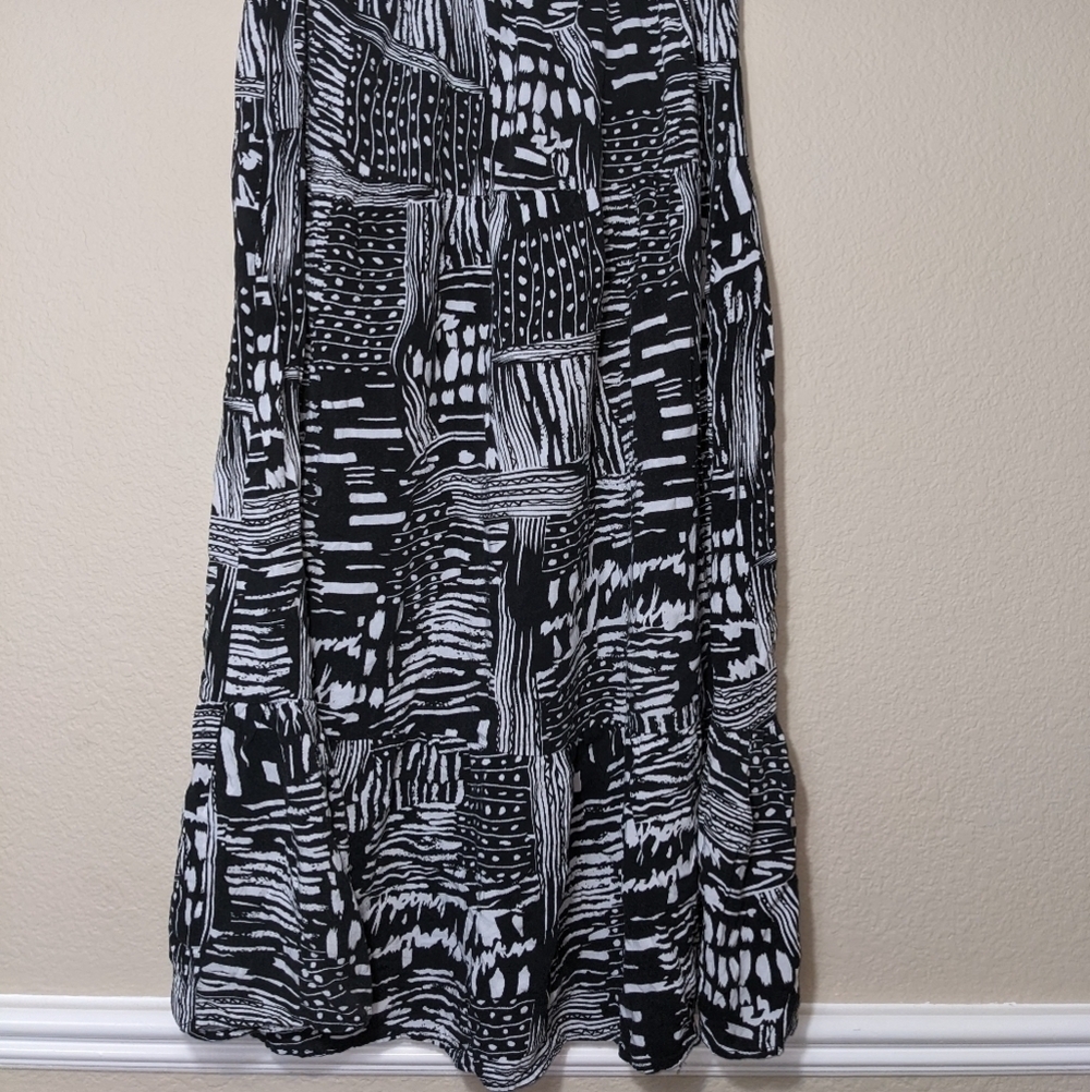 90s Vintage Printed Skirt